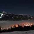 Die beleuchtete Rodelbahn in Radstadt Skiamade im Salzburger Land